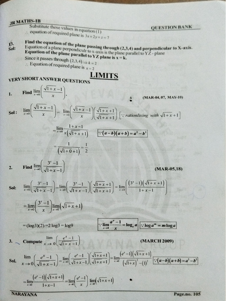 Limits | PDF