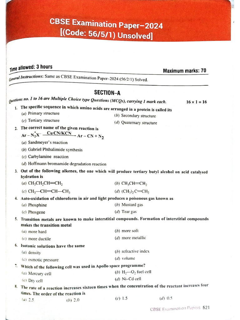 Board Chemistry 5 Pdf