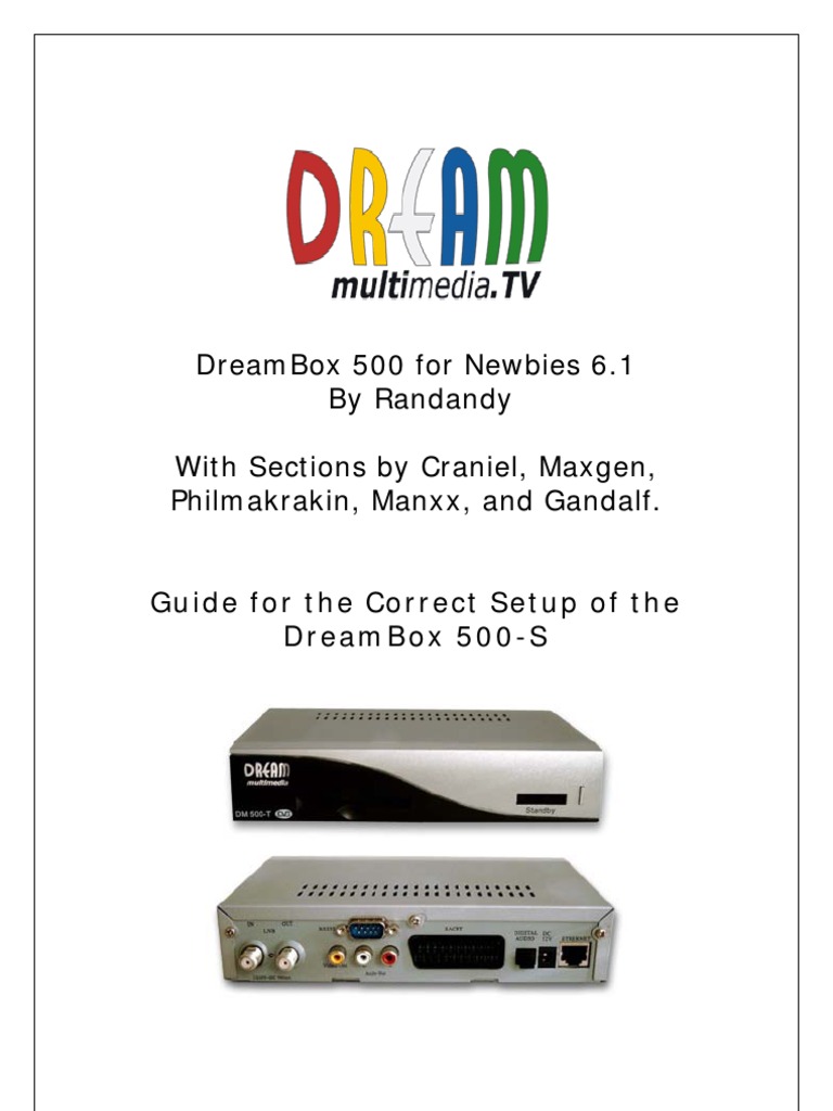 DreamBox 500 S Tutorial Za Pocetnike Od A Do Z v6.1 | PDF | Ip Address ...