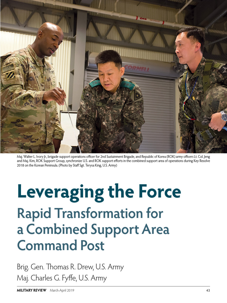 Support Area Command Post Development | PDF | Division (Military) | Brigade