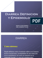 Definicion y Epidemiologia de La Diarrea