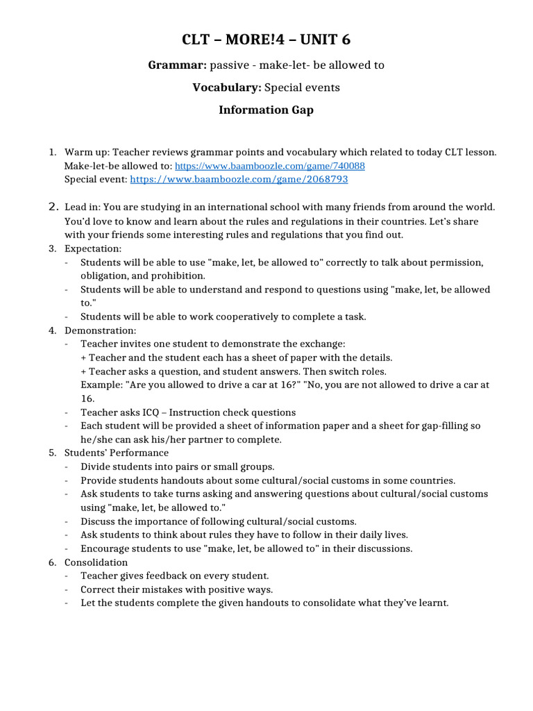 CLT Unit 6: Grammar & Cultural Customs | PDF | Traffic | Speed Limit