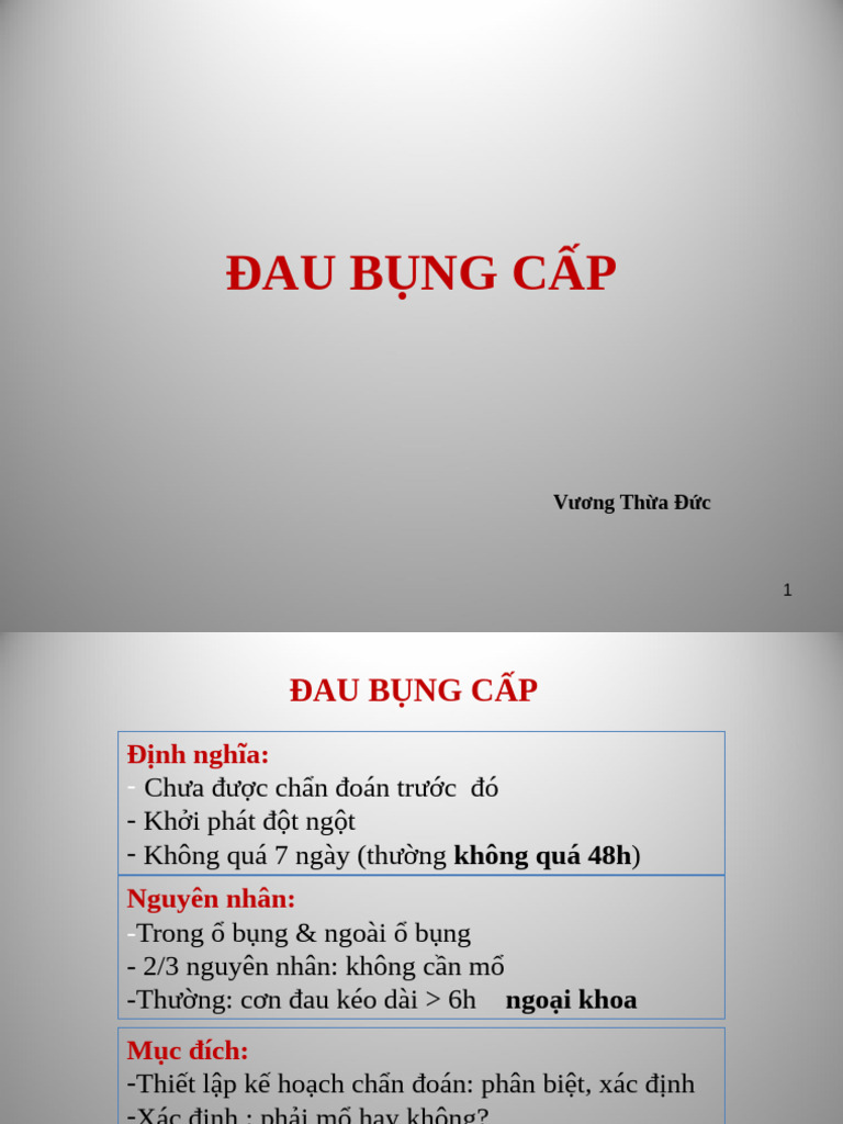 Dau Bung Cap Y3 | PDF