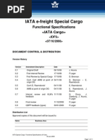 IATA - Special Cargo Functional Specifications v09 - Agents and Forwarders