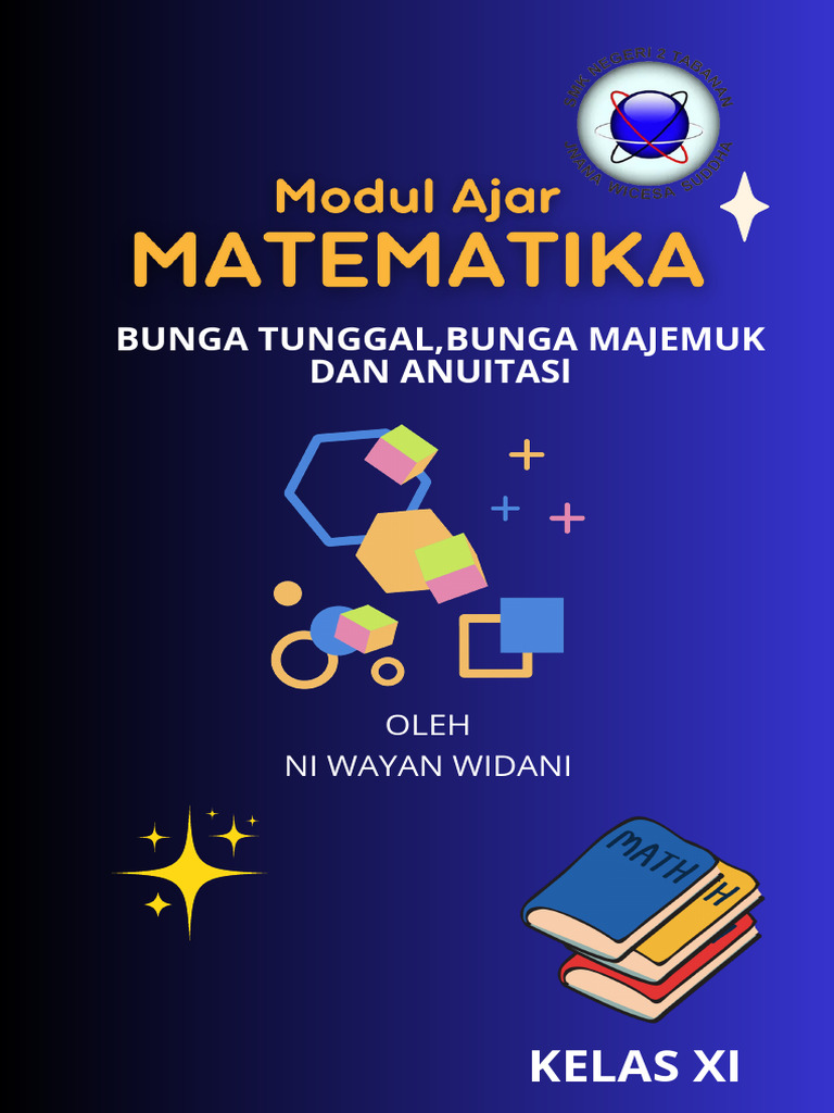 Modul Bunga Tunggal Bunga Majemuk Dan Anuitas Kls X I Fase F Pdf Pdf