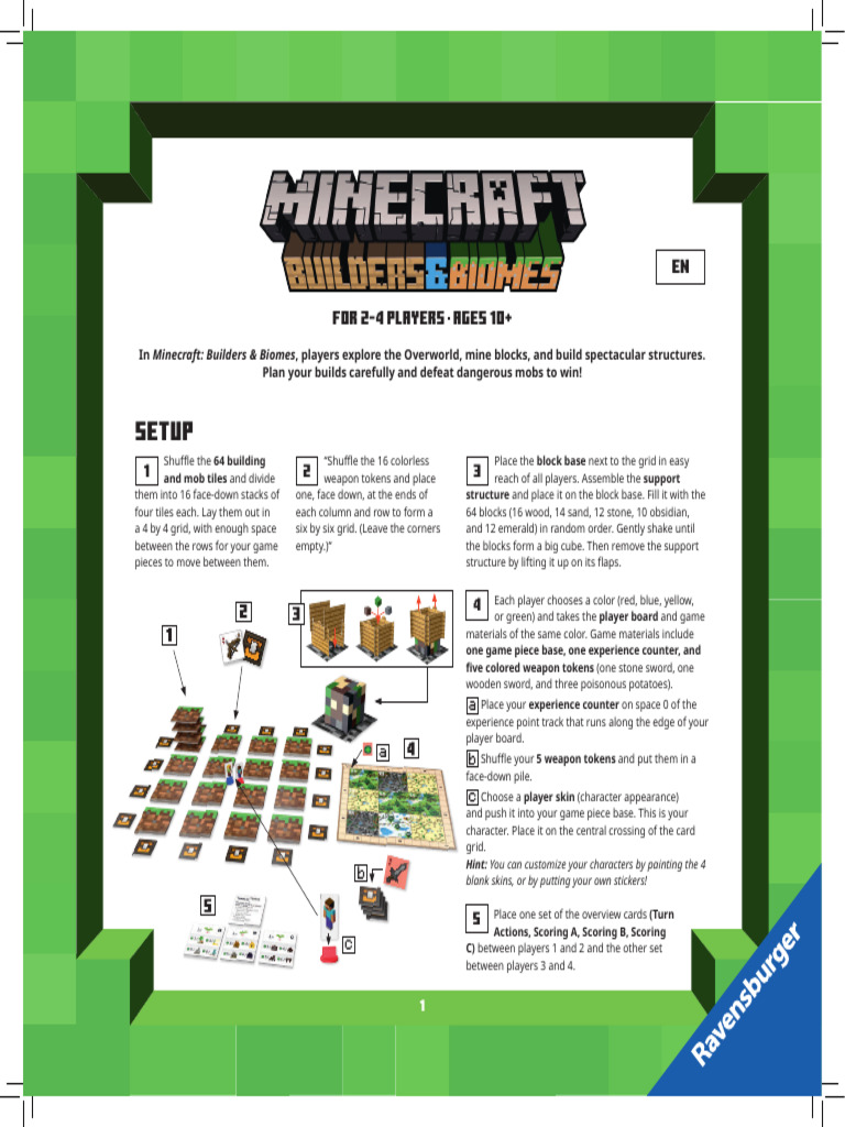 Minecraft: Builders & Biomes Guide | PDF