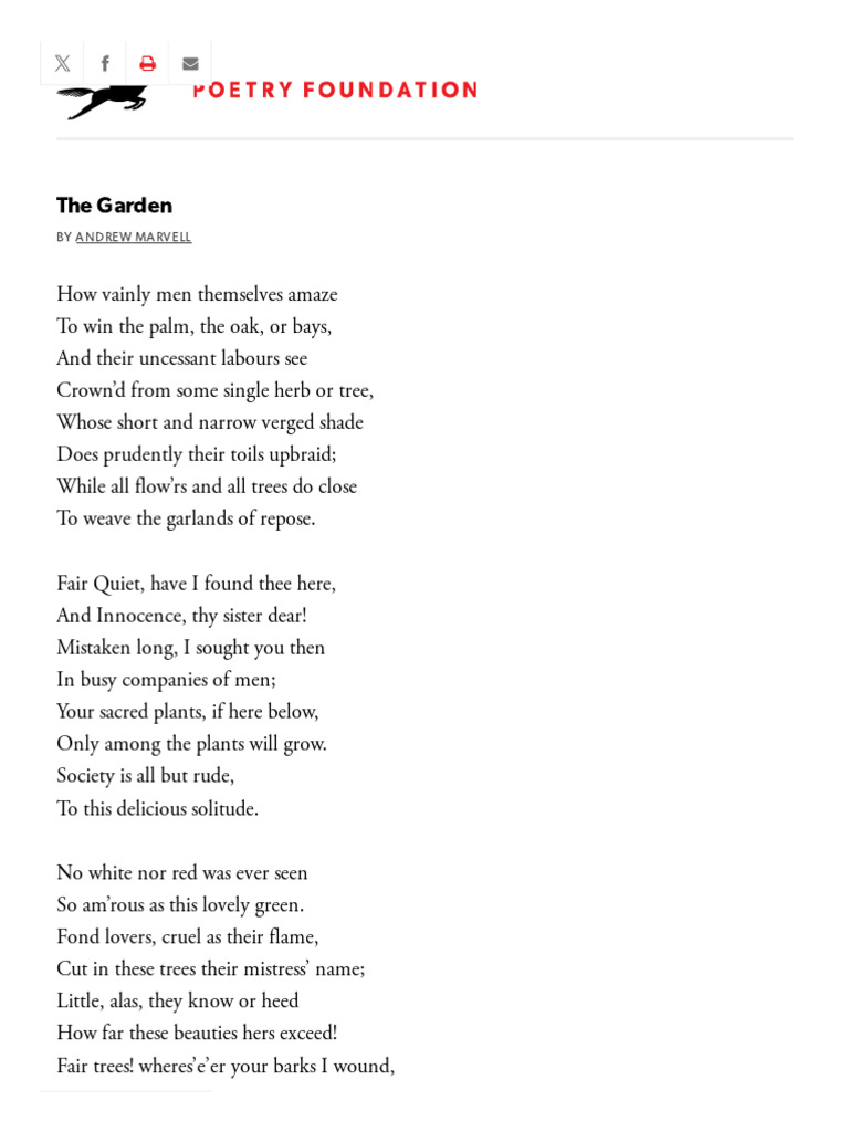 Andrew Marvell's 