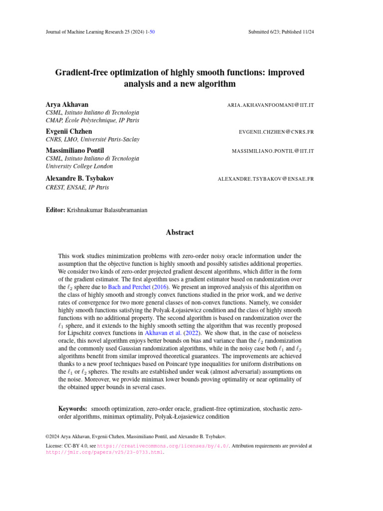 23-0733 | PDF | Mathematical Optimization | Variance