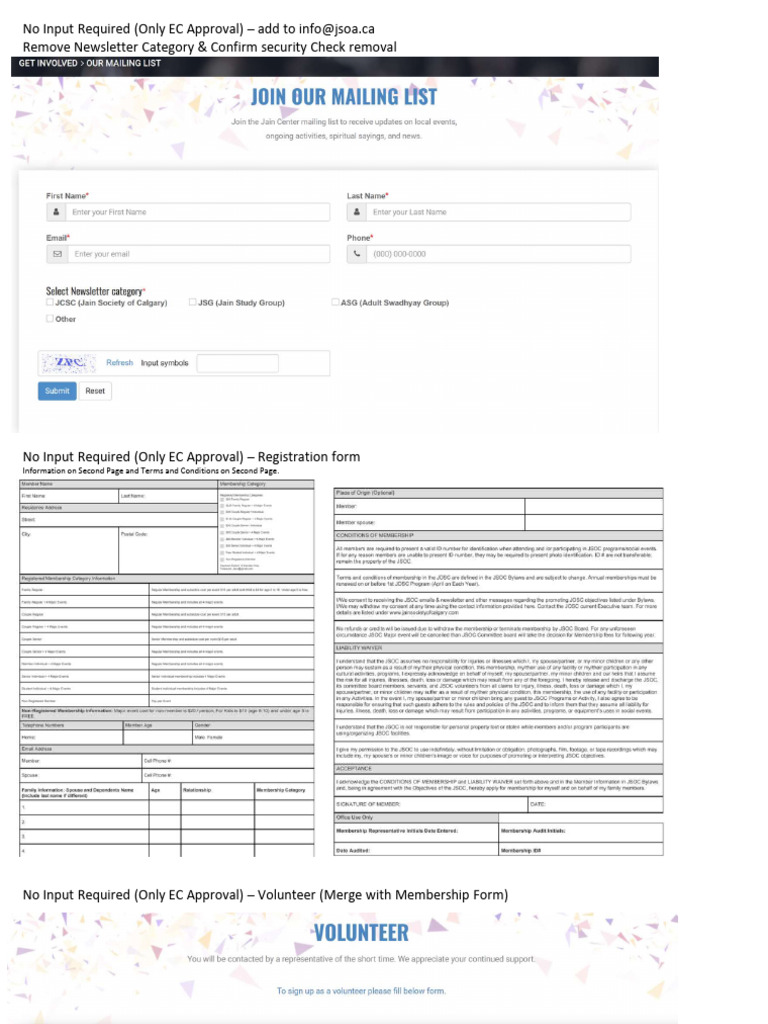 JSOA Website Implementation RevB | PDF