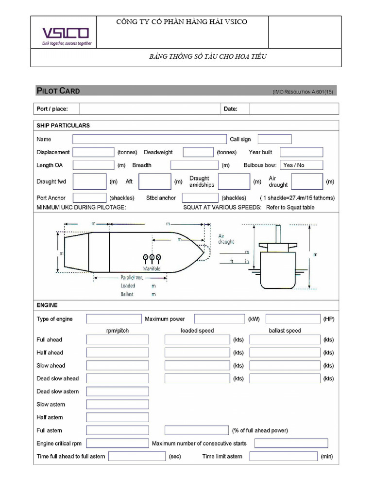 Vsico 14-08 Pilot Card | PDF