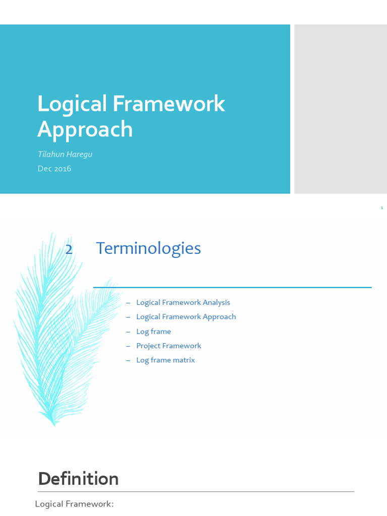 Understanding Logical Framework Analysis | PDF | Analysis | Cost ...