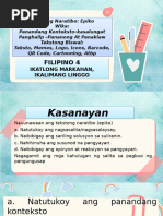 DLP Pantasya at Realidad | PDF