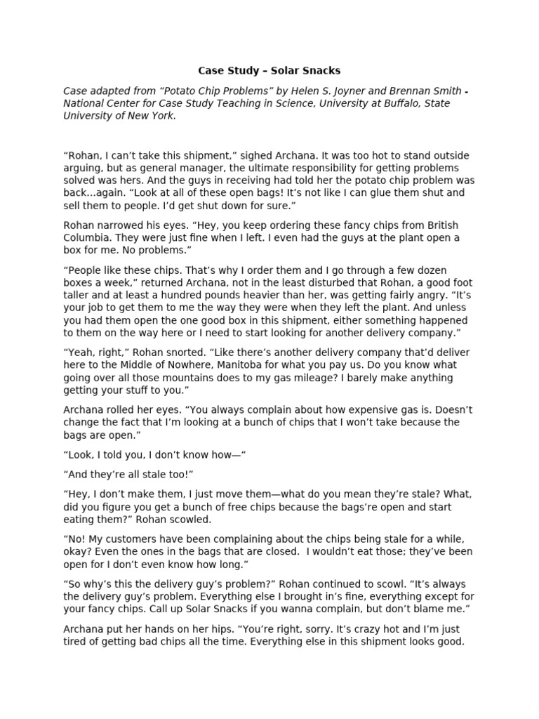 Case Study - Final Group Project | PDF