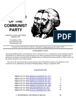 Manifesto of The Communist Party: Karl Marx Frederick Engels