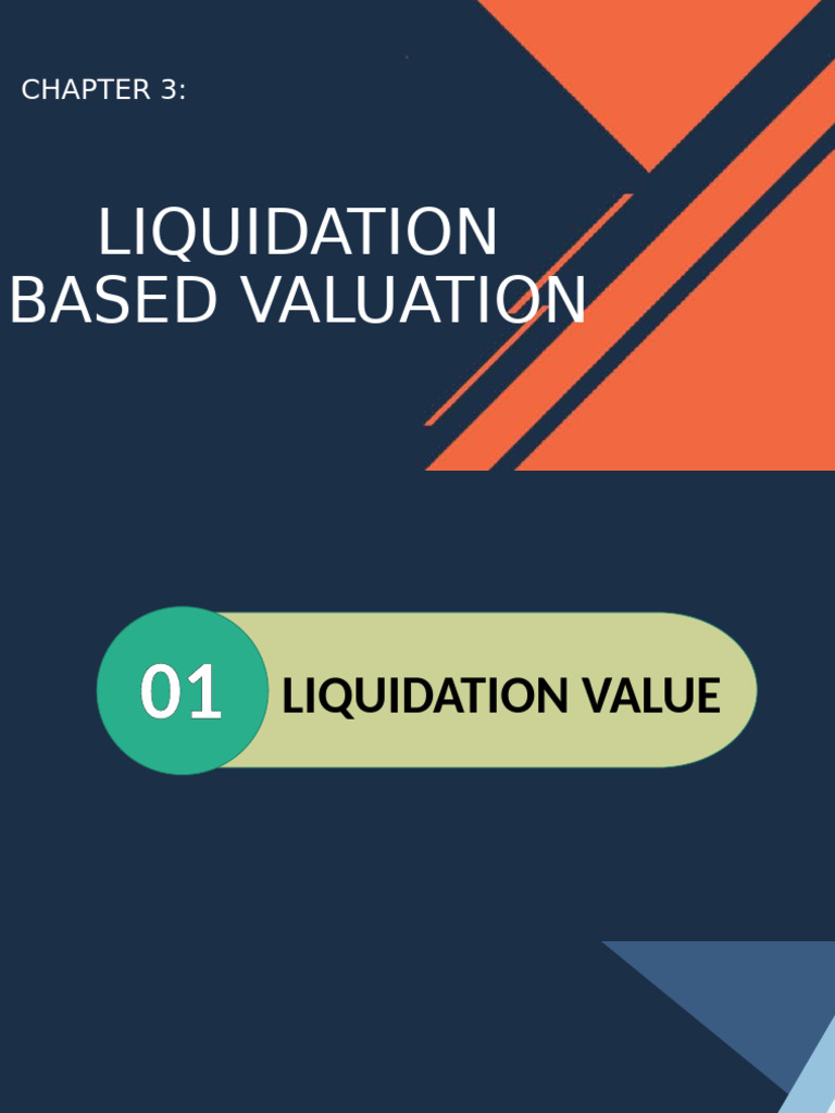 Chapter 3 Liquidation Based Valuation | PDF | Valuation (Finance ...