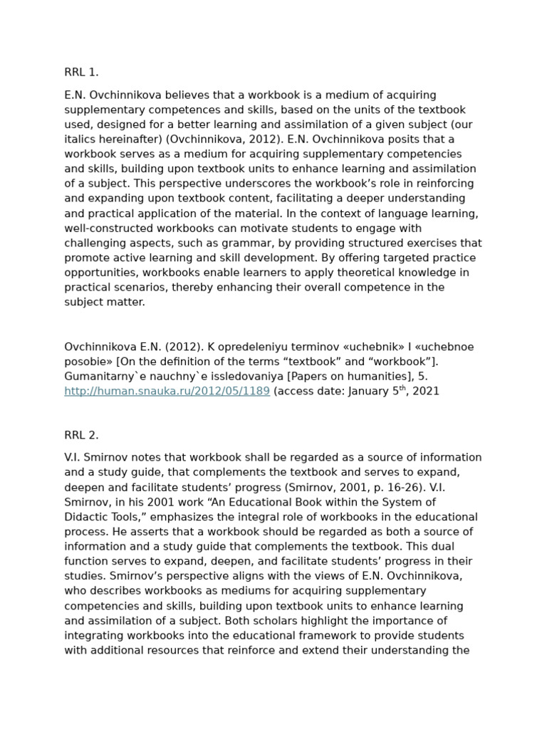 RRL | PDF | English As A Second Or Foreign Language | Teachers