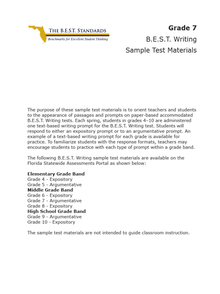 2022 - BEST Sample Items - 7W | PDF | Washington | Copyright