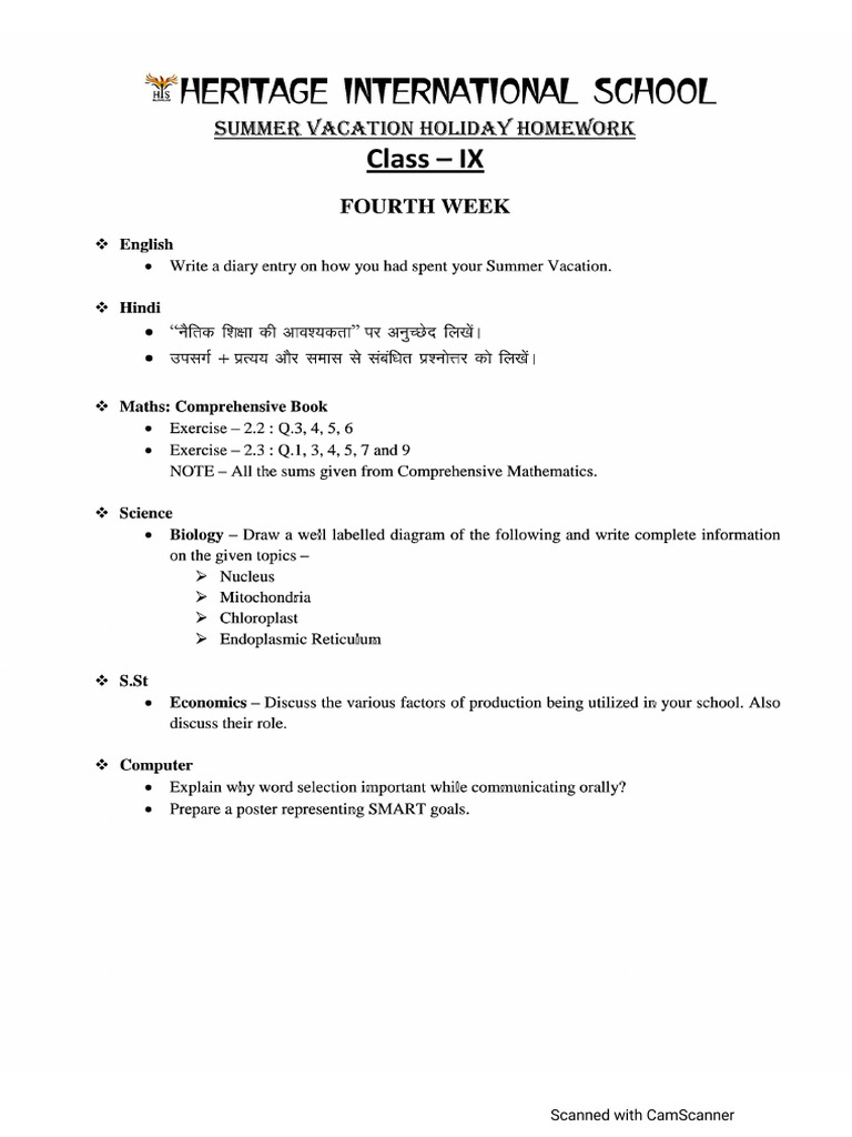 FOURTH WEEK (3rd June - 8th June) | PDF