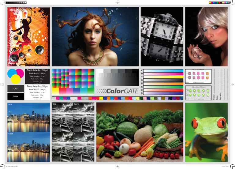 CMYK Overprint Test Document | PDF | Color | Graphic Design