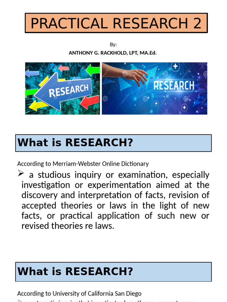 Understanding Research Fundamentals | PDF | Sampling (Statistics ...