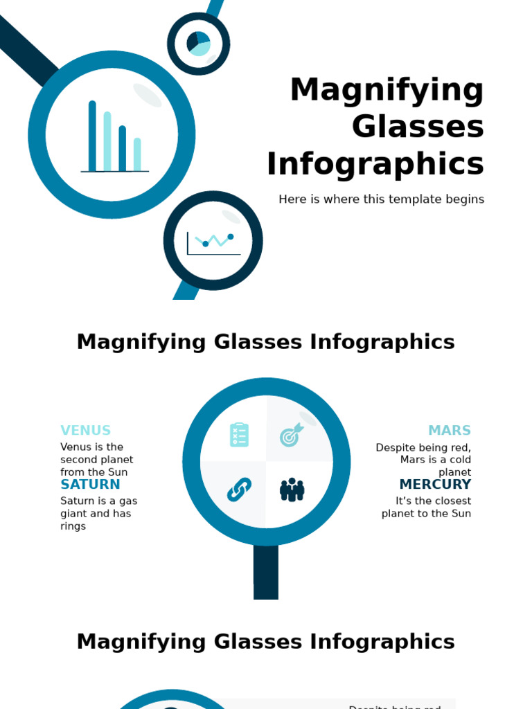 Magnifying Glasses Infographics Guide | PDF | Planets | Planets In ...