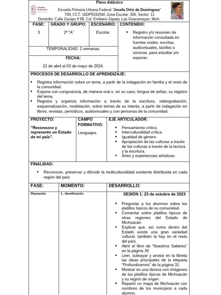 Proyecto Escolar | PDF | Aprendizaje | Cognición
