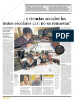 Textos escolares e investigación académica en el Perú