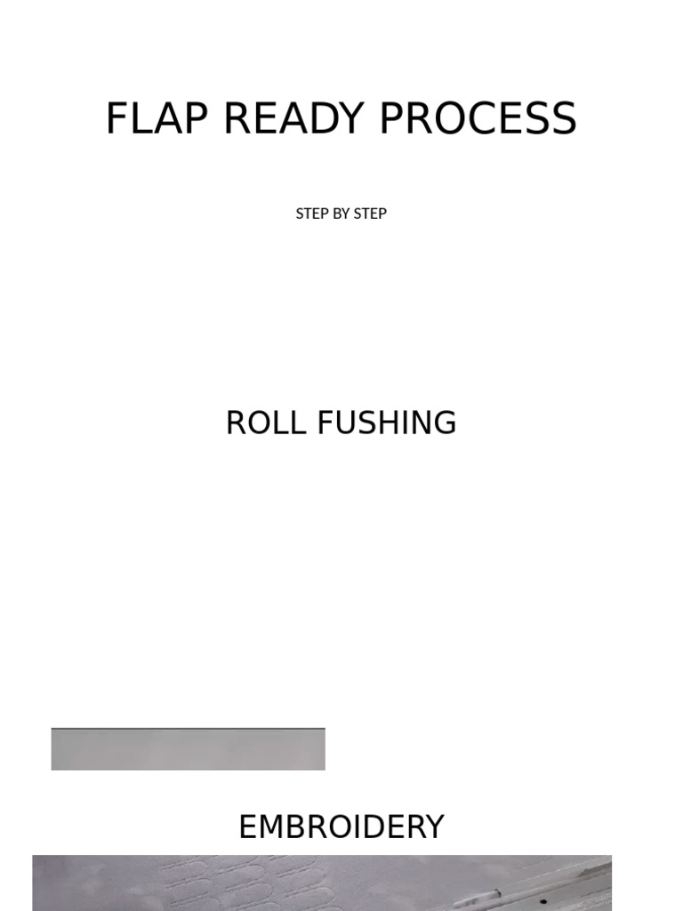 Flap Ready Process | PDF