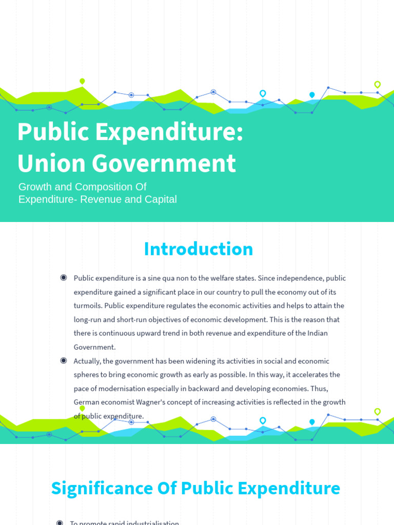Public Expenditure - Union Government | PDF | Taxes | Expense