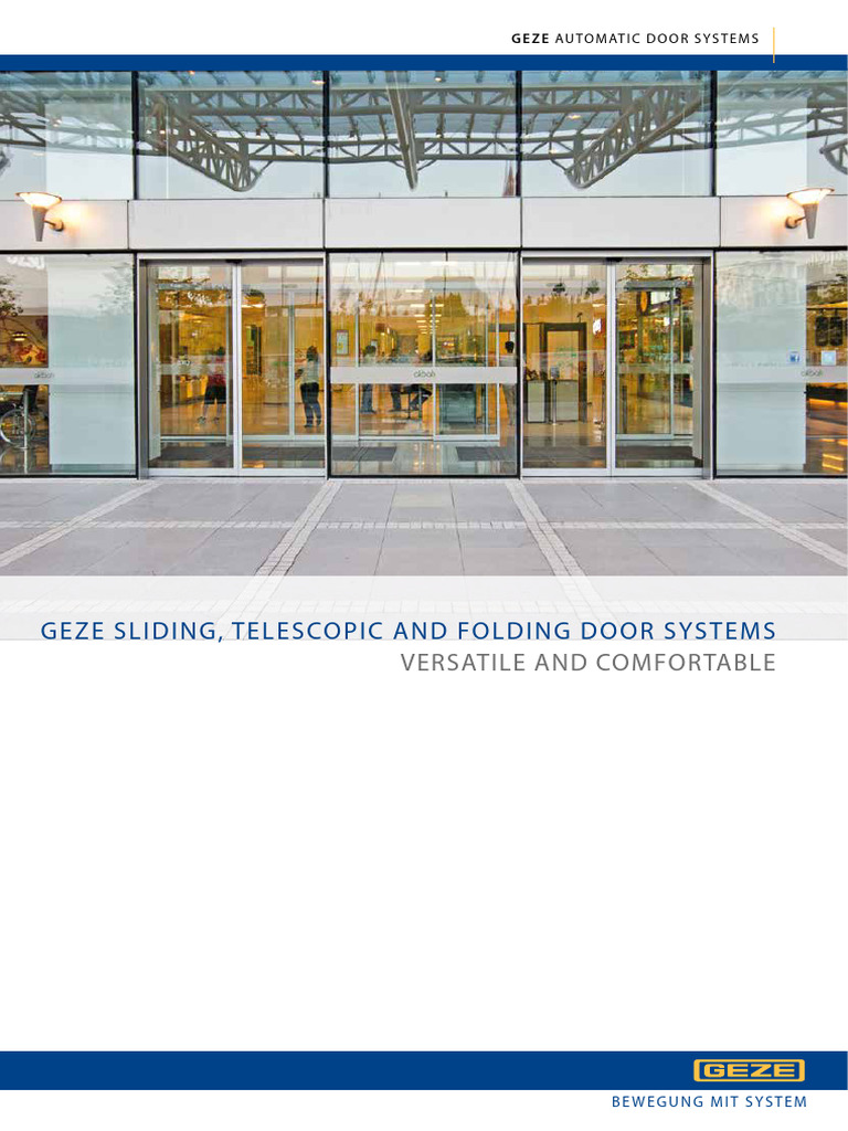 GEZE Automatic Door Systems Guide | PDF | Door | Power Supply