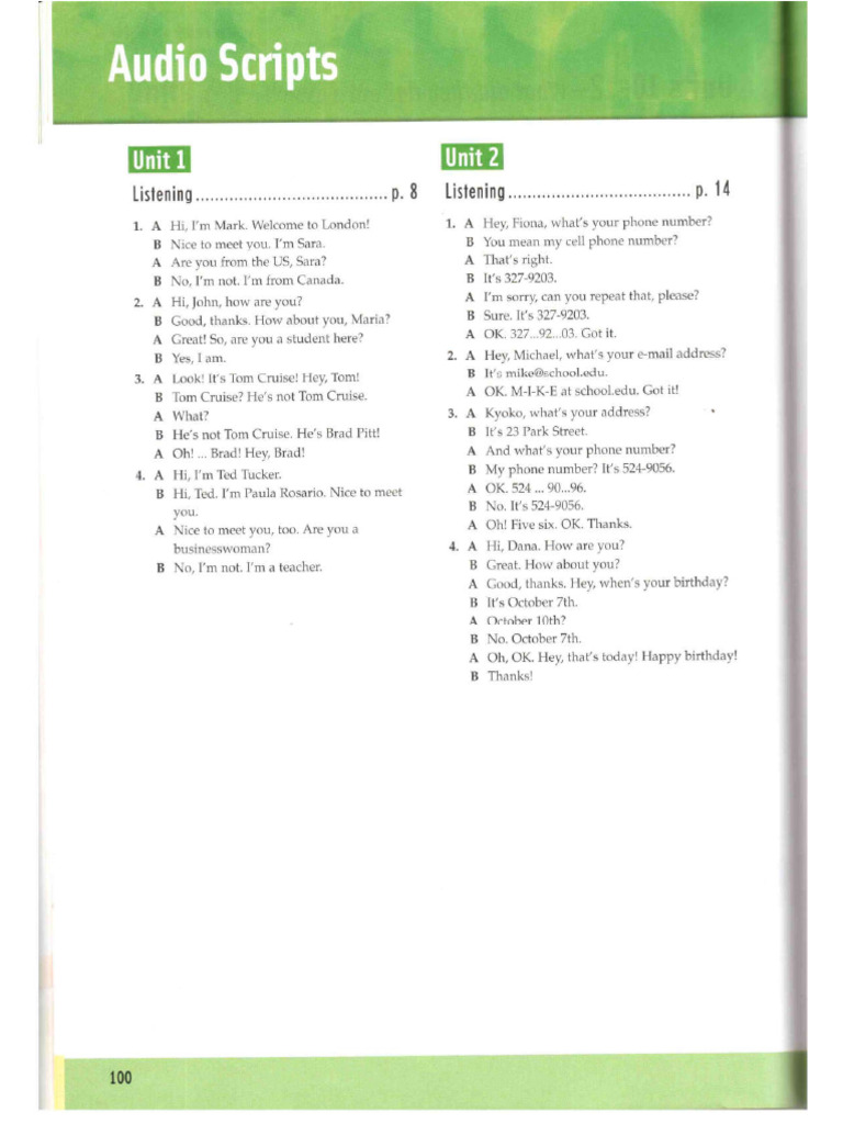 First Choice Tape Script | PDF