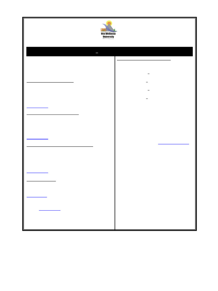 Academic Vacancies at UWU 2025 | PDF | Lecturer | Educational Stages