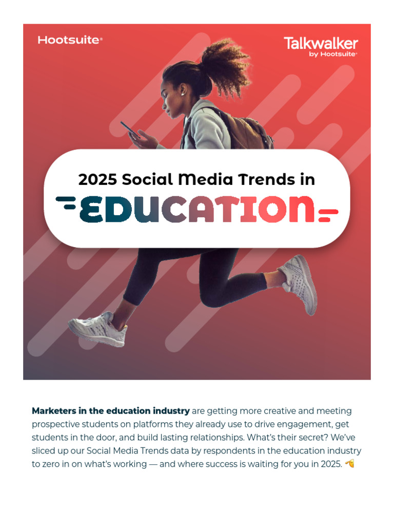 2025 Social Media Trends for Education | PDF | Social Media | Popular ...