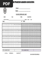 Kabaddi Match Score Sheet Template | PDF | Referee | Sports