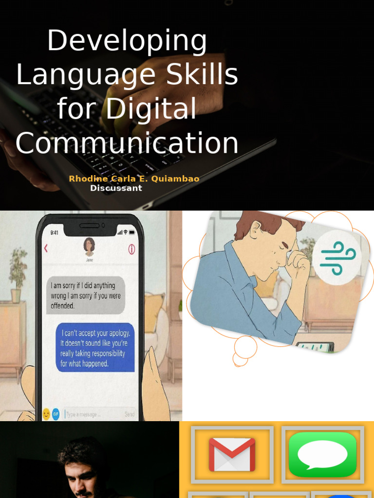 Language Skills for Digital Communication | PDF