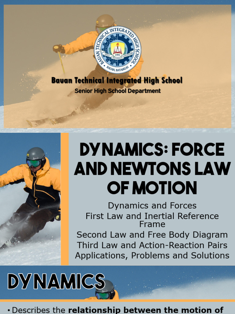 Dynamics and Newton's Laws Explained | PDF | Force | Inertia