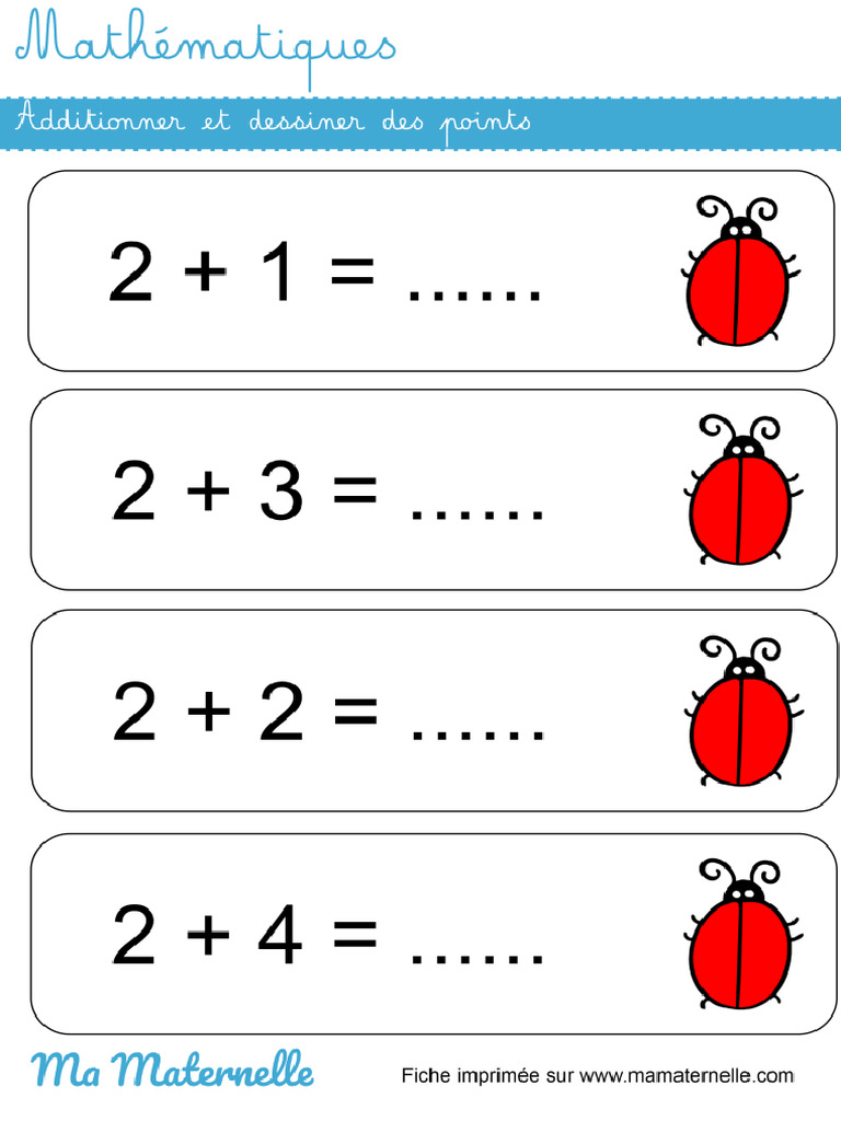Mathematiques Additionner Coccinelle Copie 741x1024 1 | PDF