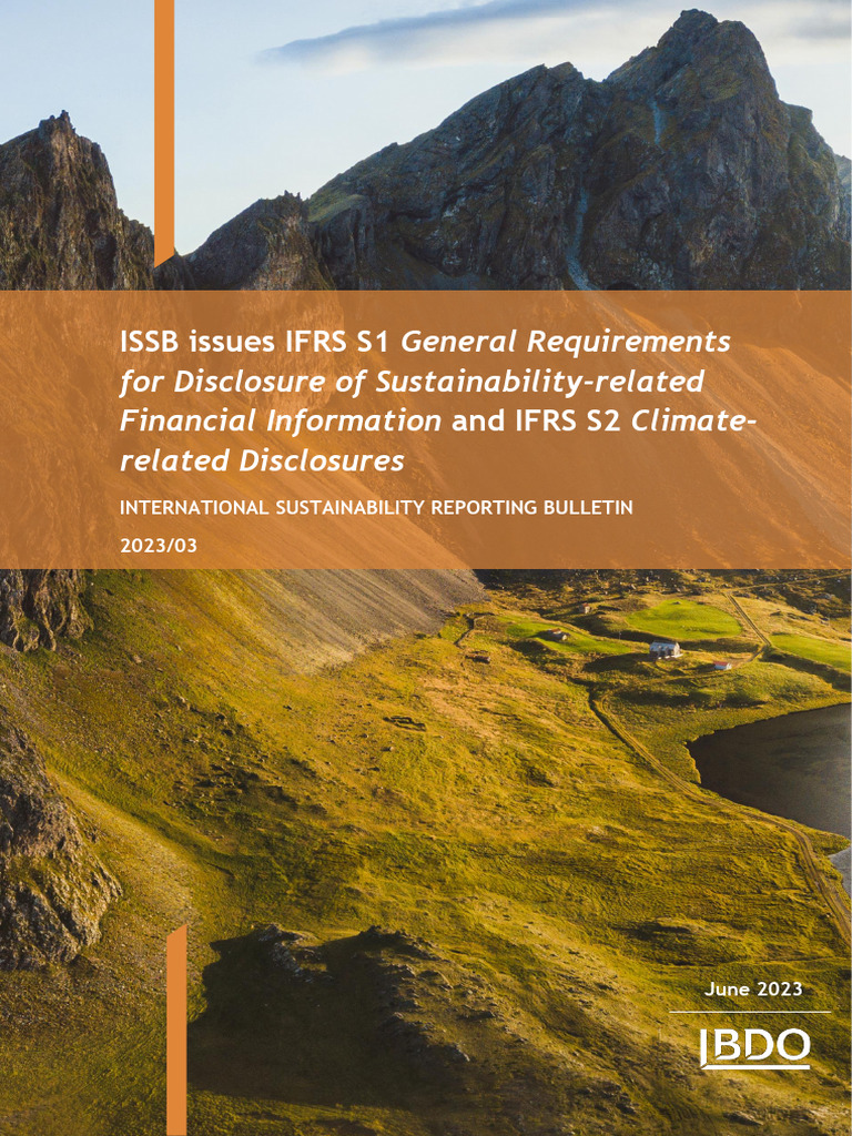IFRS S1 and S2 Sustainability Standards | PDF | International Financial ...
