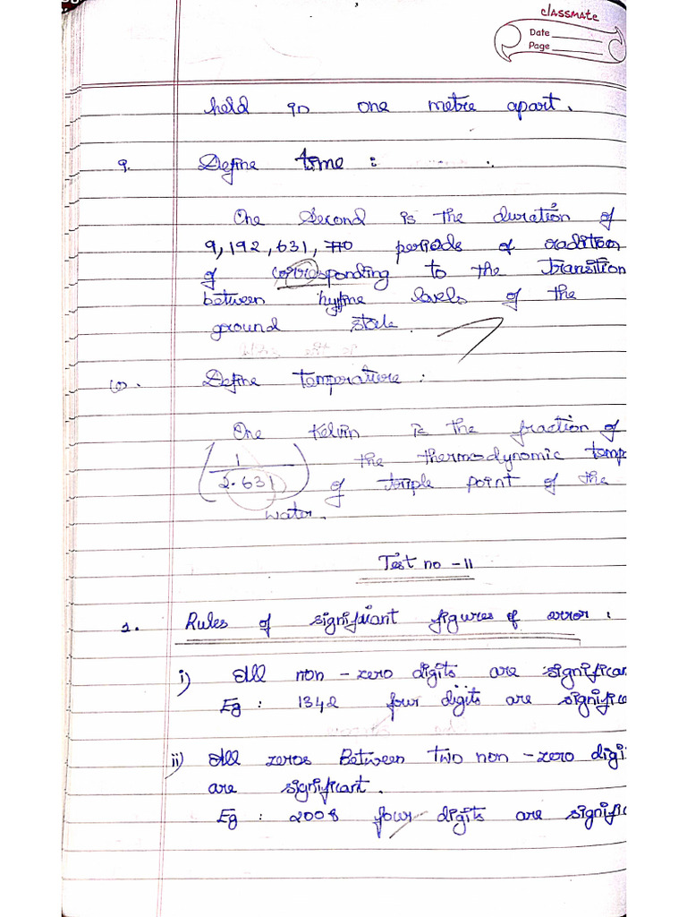 Physics test part 3 | PDF