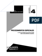 El NCPP 2004 Sobre Los Procedimientos Especiales