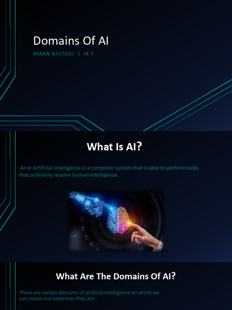 domains of ai pdf | PDF