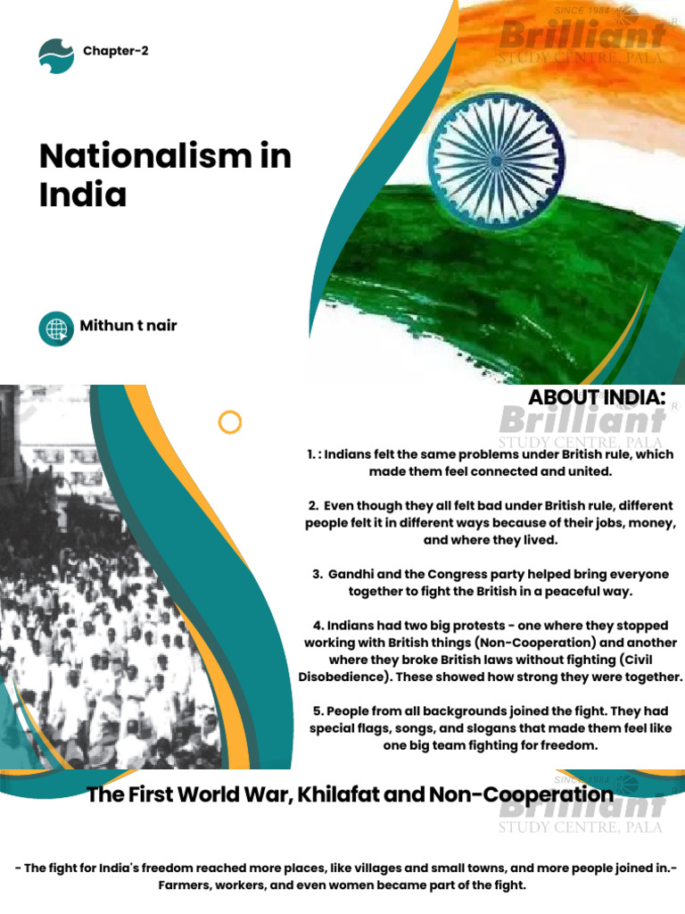 Nationalism in India - P1 (LS) | PDF | Mahatma Gandhi | British Raj