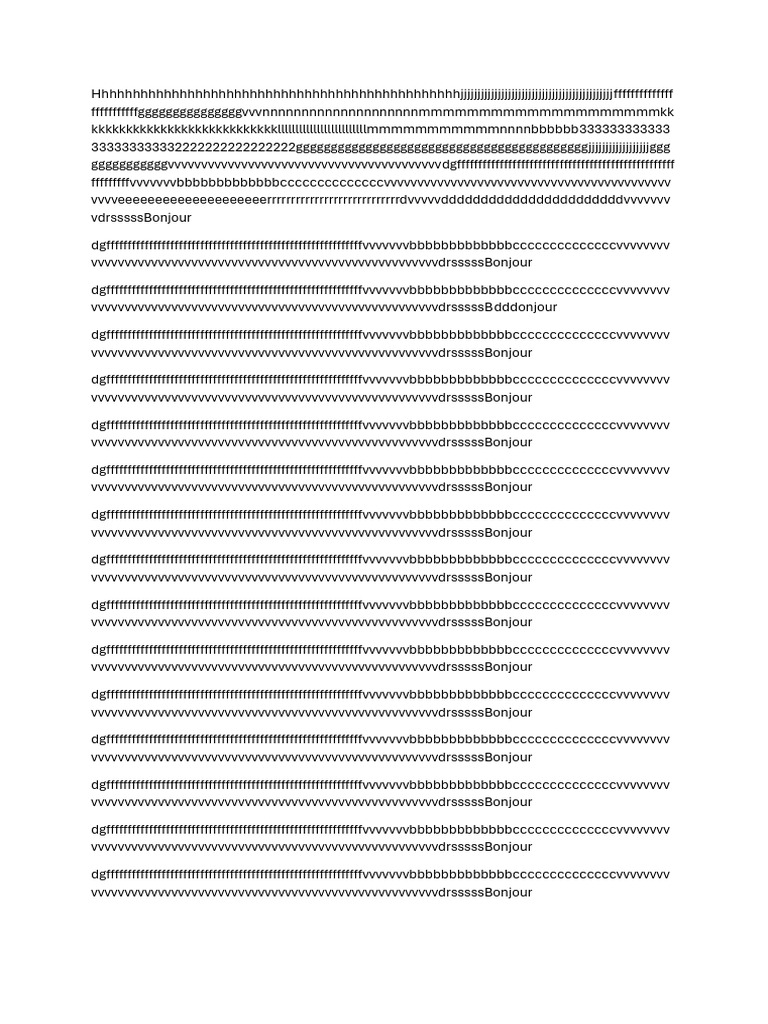 Nonsensical Text Document Analysis | PDF