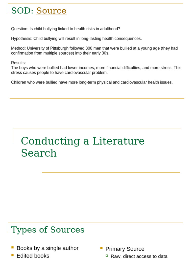 Childhood Bullying and Adult Health Risks | PDF | Information Science