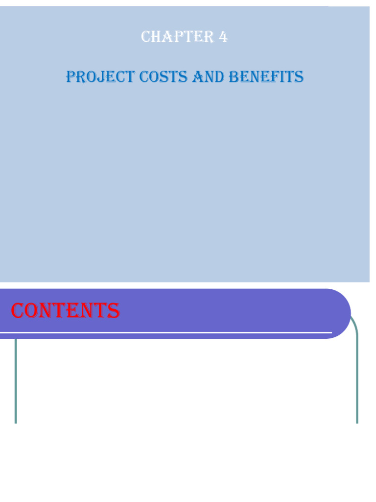 Chapter_4 Project cost and Benefits | PDF | Net Present Value ...