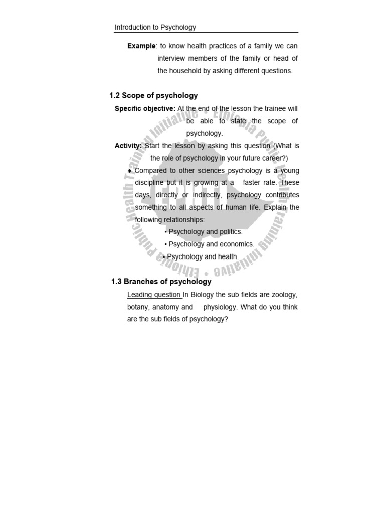 Psychology in Career Development | PDF | Psychology | Mental Disorder
