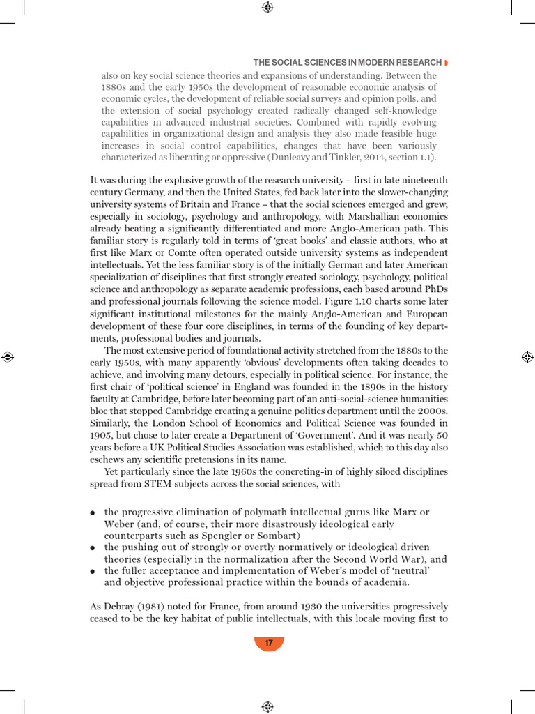Evolution of Social Science Disciplines | PDF | Science | Social Sciences