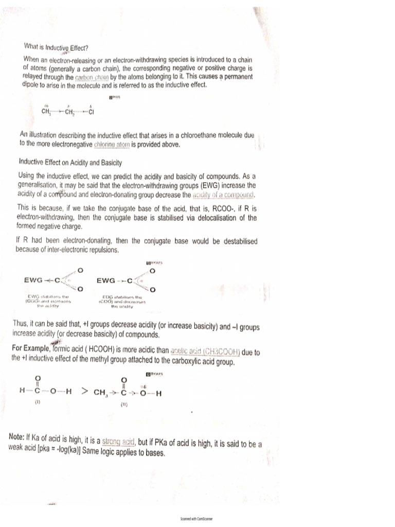 INDUCTIVE EFFECT AND ITS APPLICATIONS PDF visual data 6