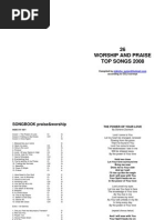 CCLI Top Worship and Praise Songs 2008
