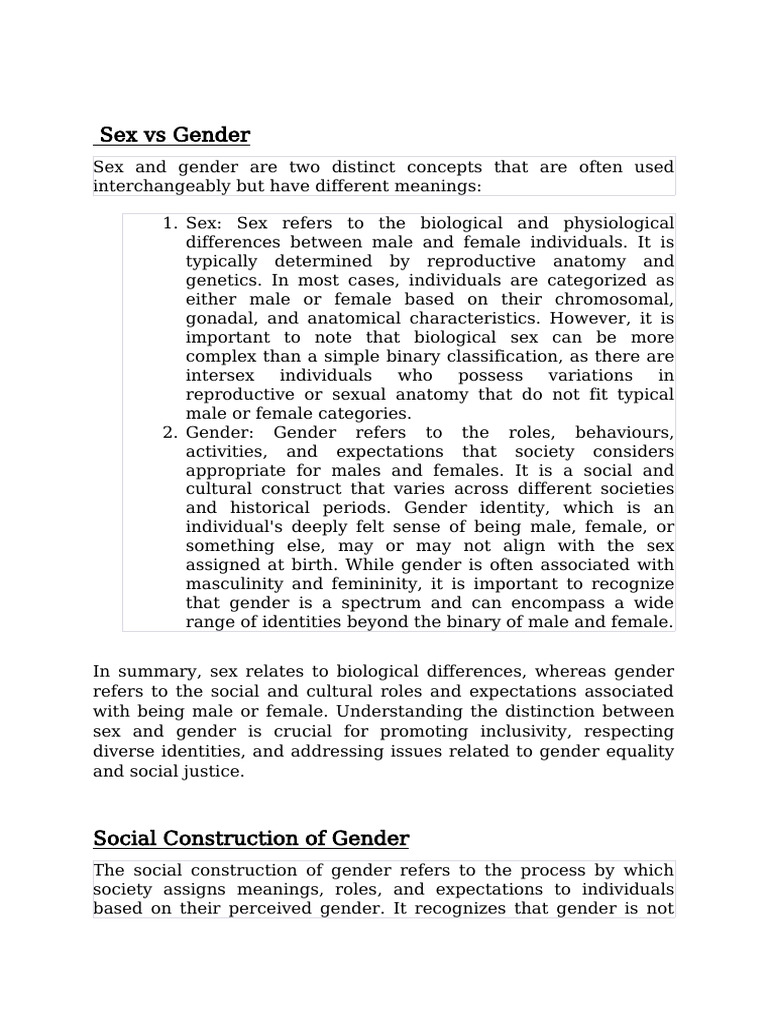 Sem 4 notes pdf gender gender studies
